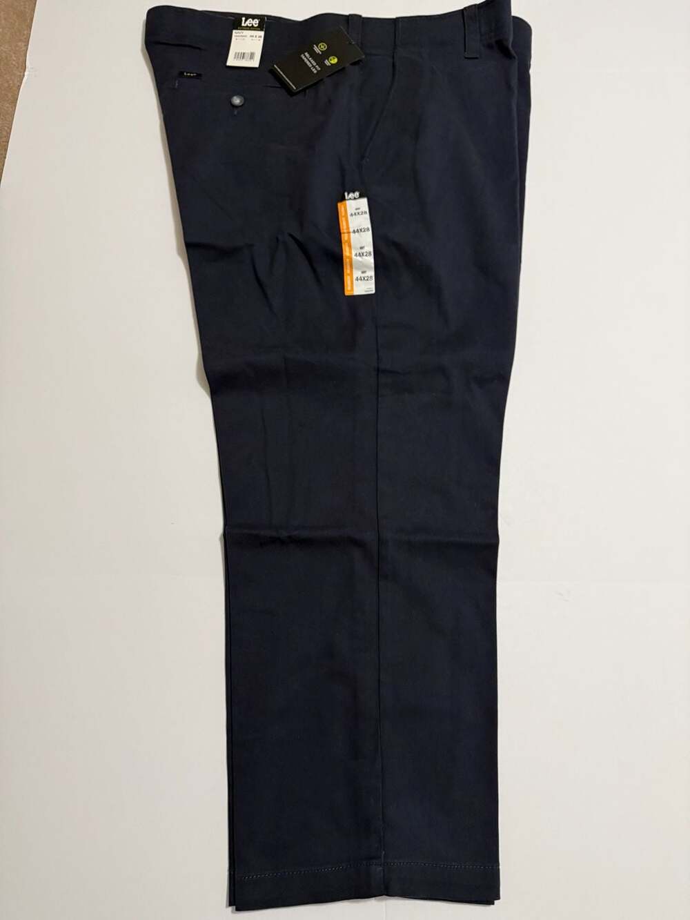 Lee Extreme Motion Relaxed Taper Chino Pants Navy Men's 44x28